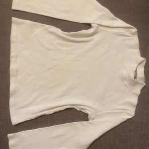 Funnel turtleneck white